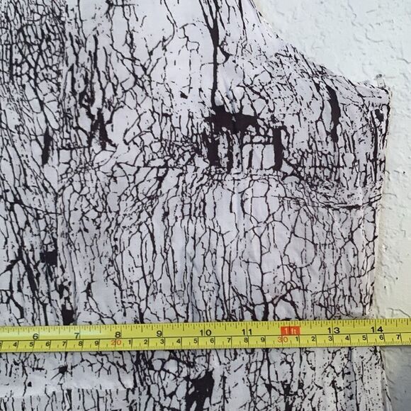 Betro Simone Rayon Lightweight Maxi Dress White Black Size XS - Picture 7 of 10